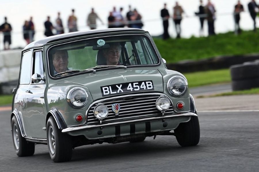 Classic Mini on a circuit
