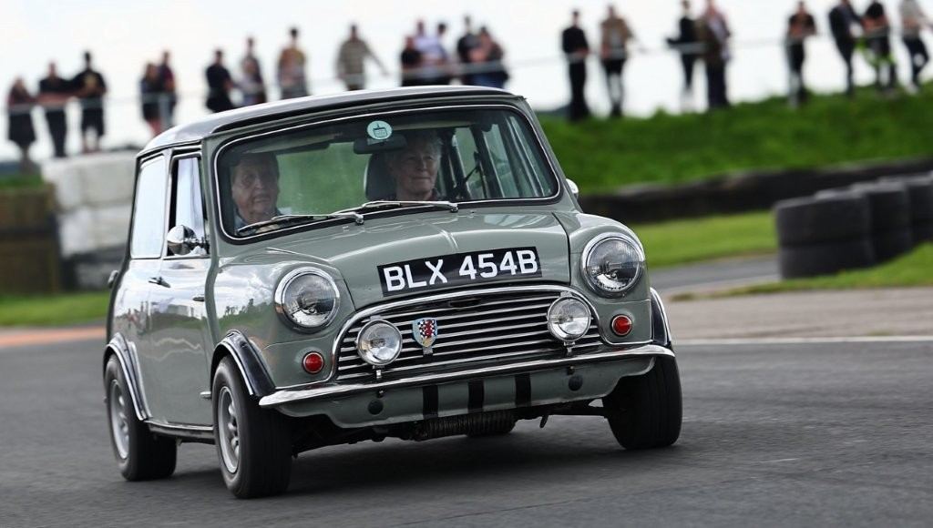 Classic Mini on a circuit